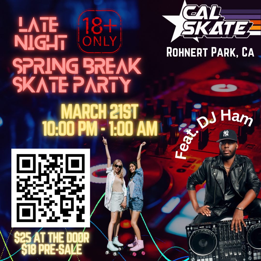Adults 18+ Spring Break Late Skate