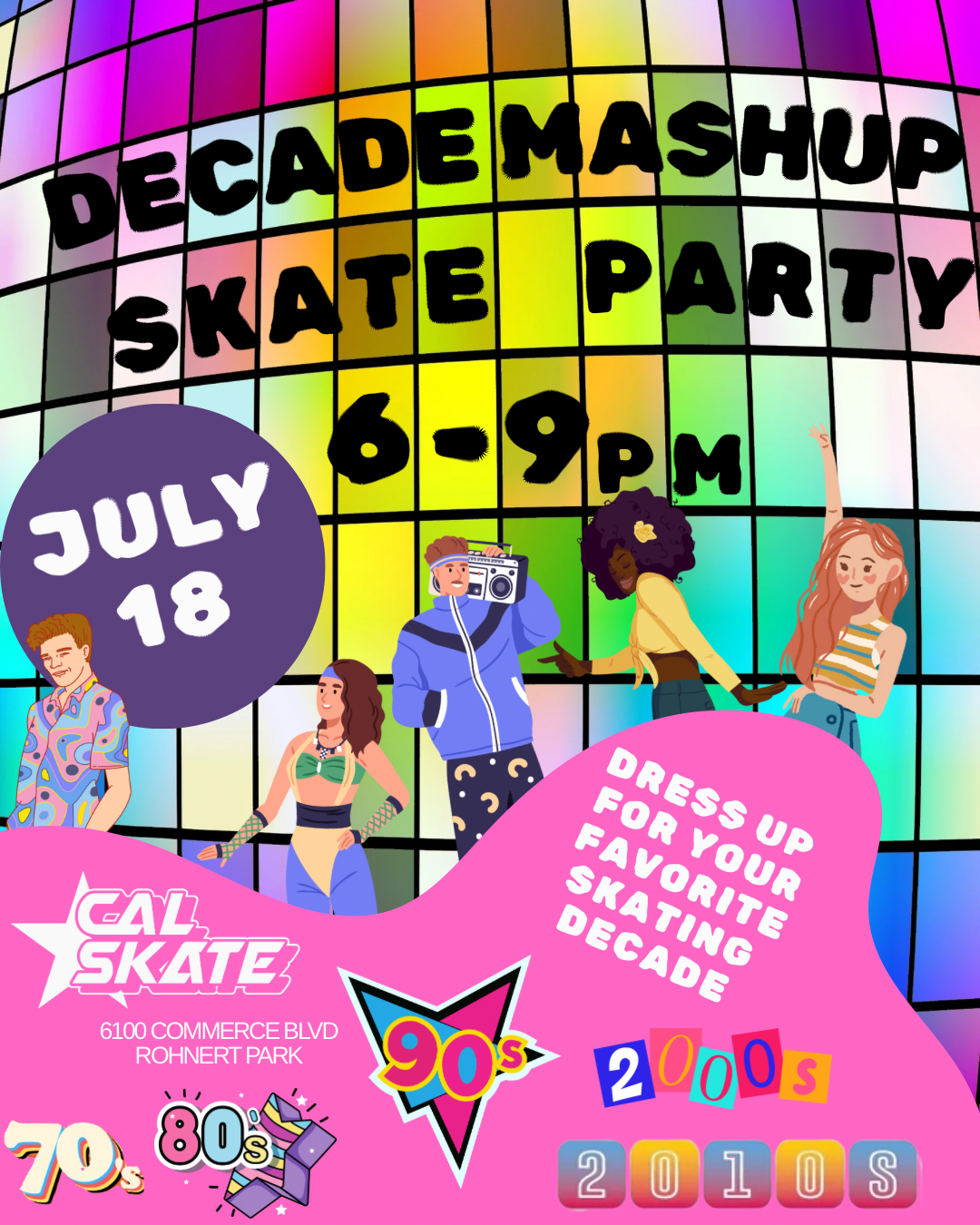 Decade Mashup Skate Night