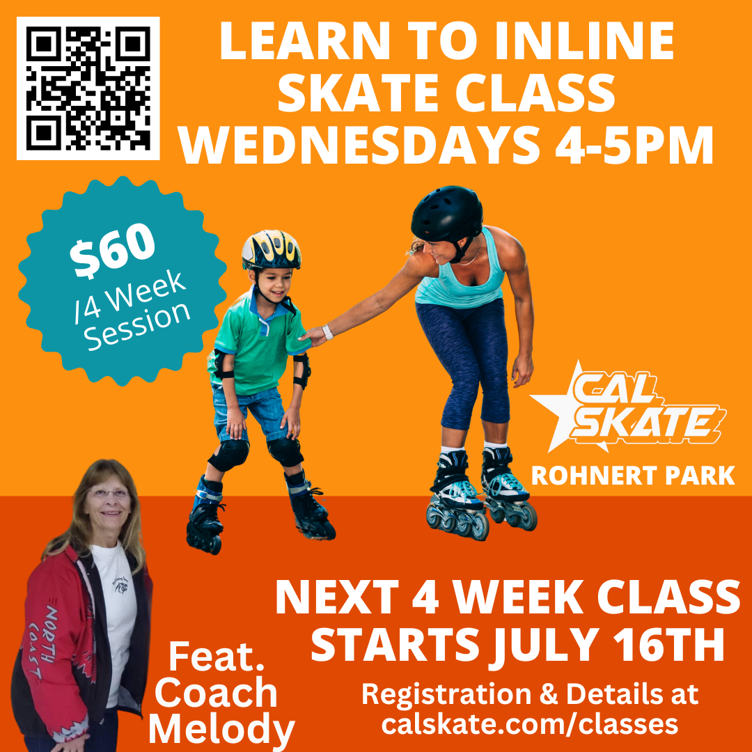 Learn to Inline Skate Classes STARTS JULY 16TH